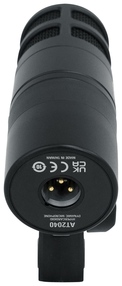 Audio Technica AT2040 Hypercardioid Dynamic Microphone Broadcast Podcast Mic