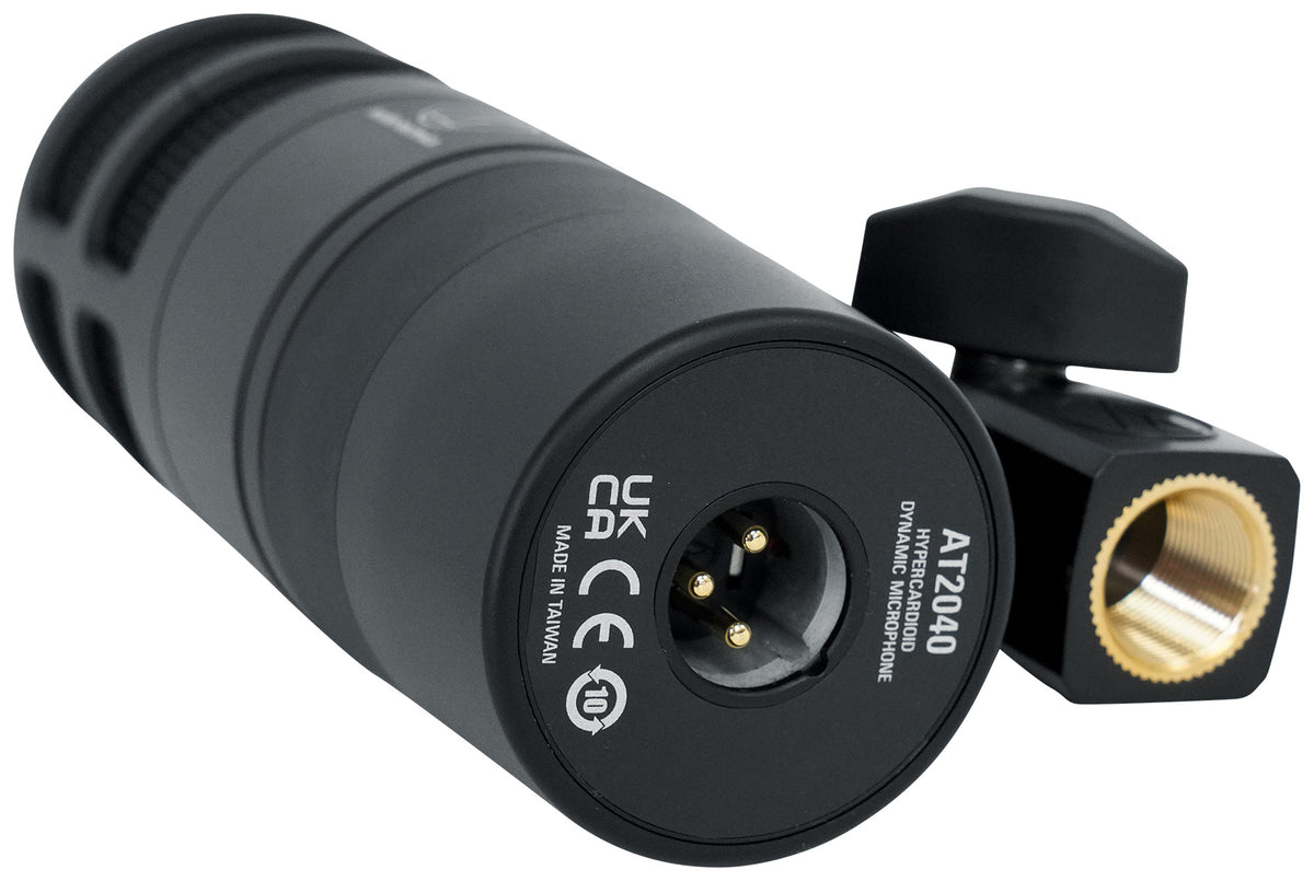 Audio Technica AT2040 Hypercardioid Dynamic Microphone Broadcast Podcast Mic