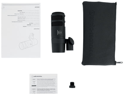 Audio Technica AT2040 Hypercardioid Dynamic Microphone Broadcast Podcast Mic