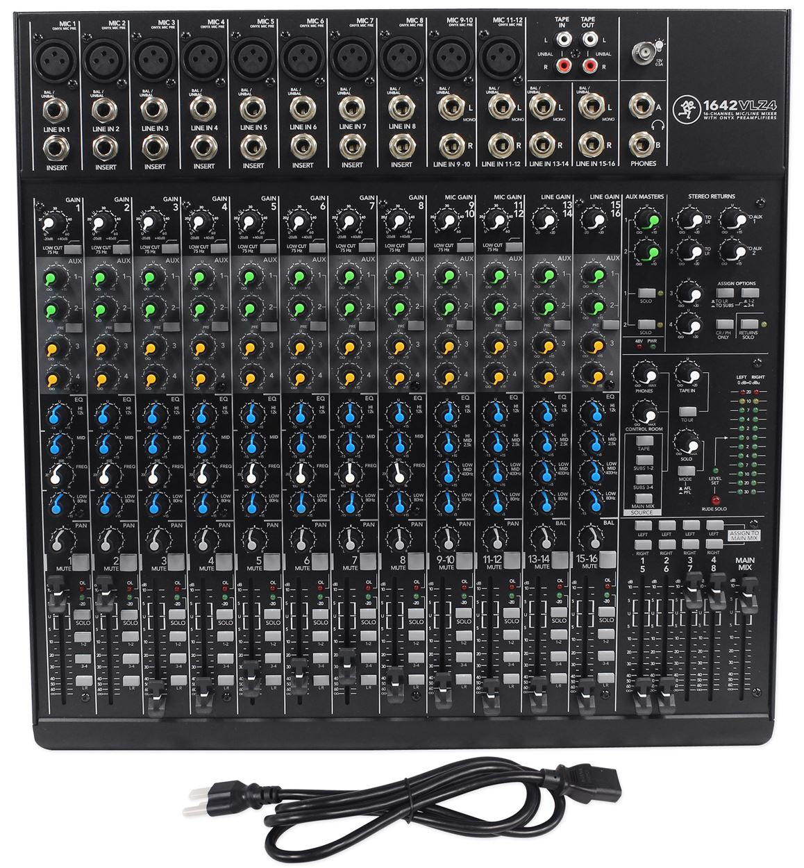 1642VLZ4 16-Channel Mixer & (10) 20' XLR Cables