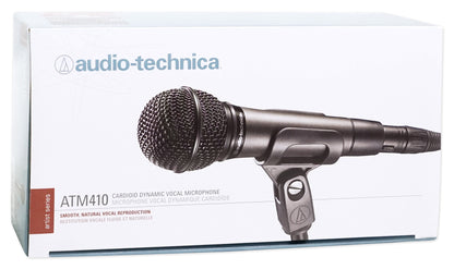 ATM410 Dynamic Cardioid Mic + Desktop Tripod Stand + XLR Cable