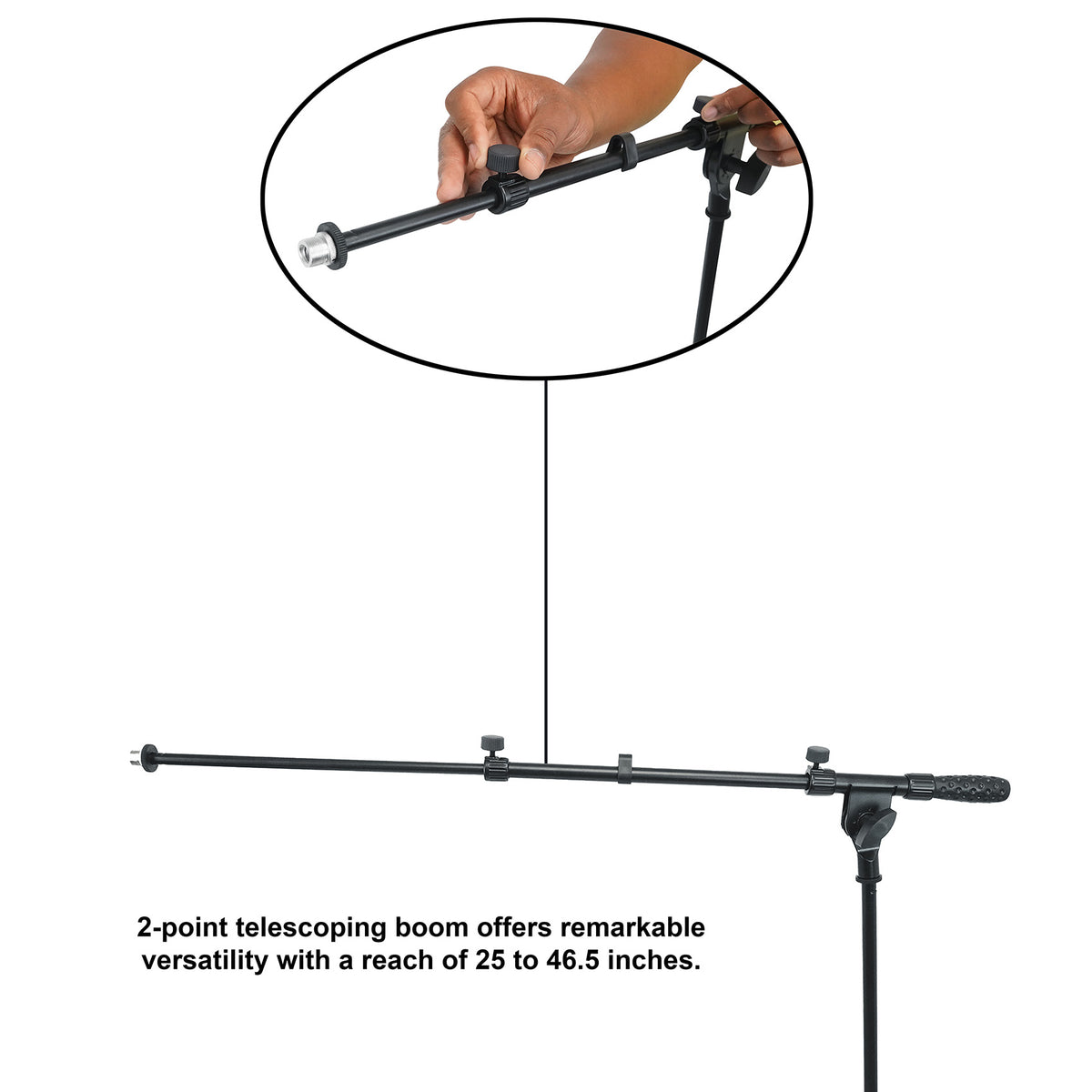 ATM410 Dynamic Cardioid Microphone with Tripod Stand and XLR Cable