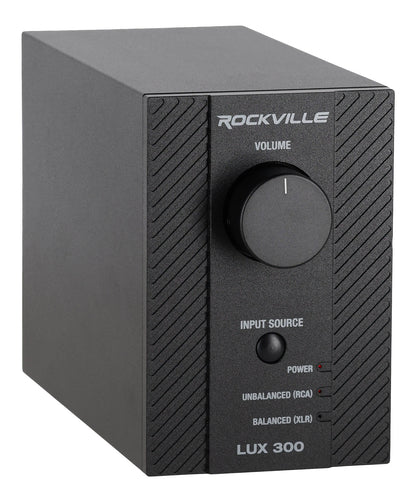 Rockville LUX 300 Audiophile 300w RMS Home Stereo Amplifier XLR In, Clean Power