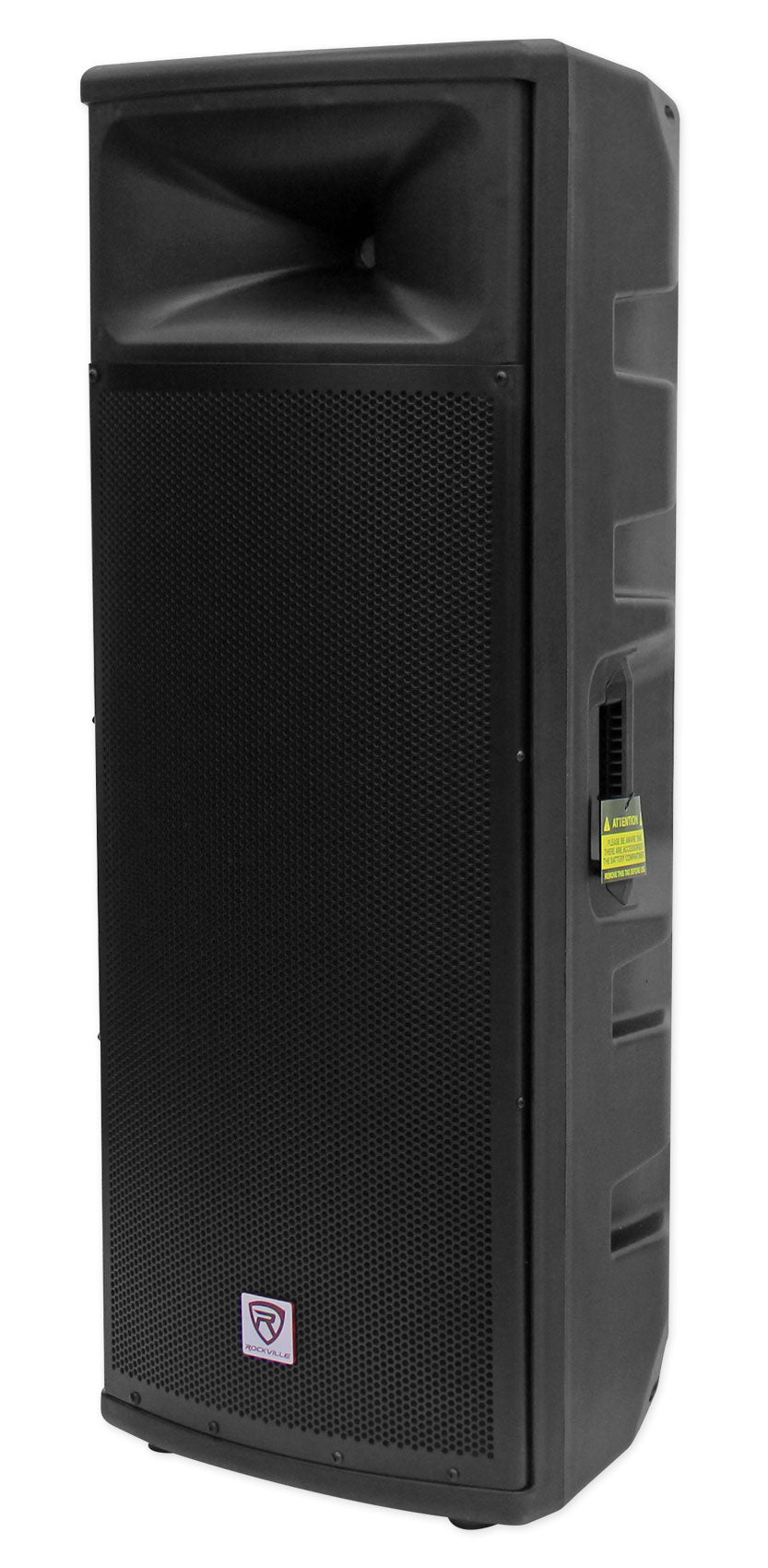 Rockville RPG225K 1x Dual 15" 2000w Powered DJ Speaker w/Bluetooth+Mic