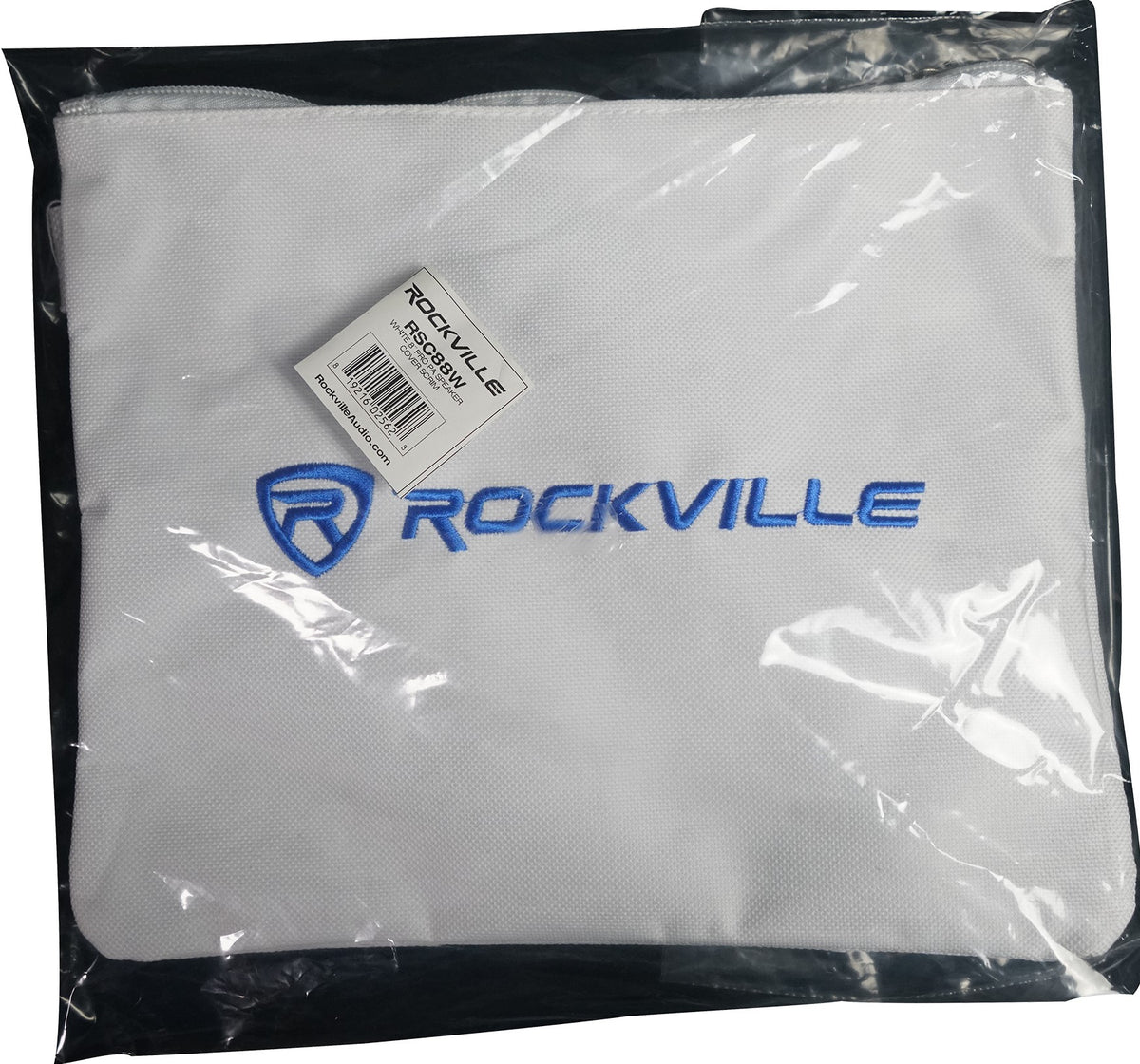 Rockville RSC88W White 8" PA DJ Speaker Cover Scrim 4 Wedding Church Club Scene