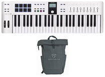 ARTURIA Keylab Essential 49 mk3 White 49-Key MIDI Keyboard Controller+Laptop Bag
