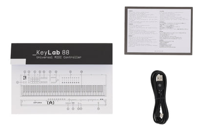 Arturia KEYLAB 88-Key Mk3 Black USB Midi Keyboard Controller+Abletone Live Lite