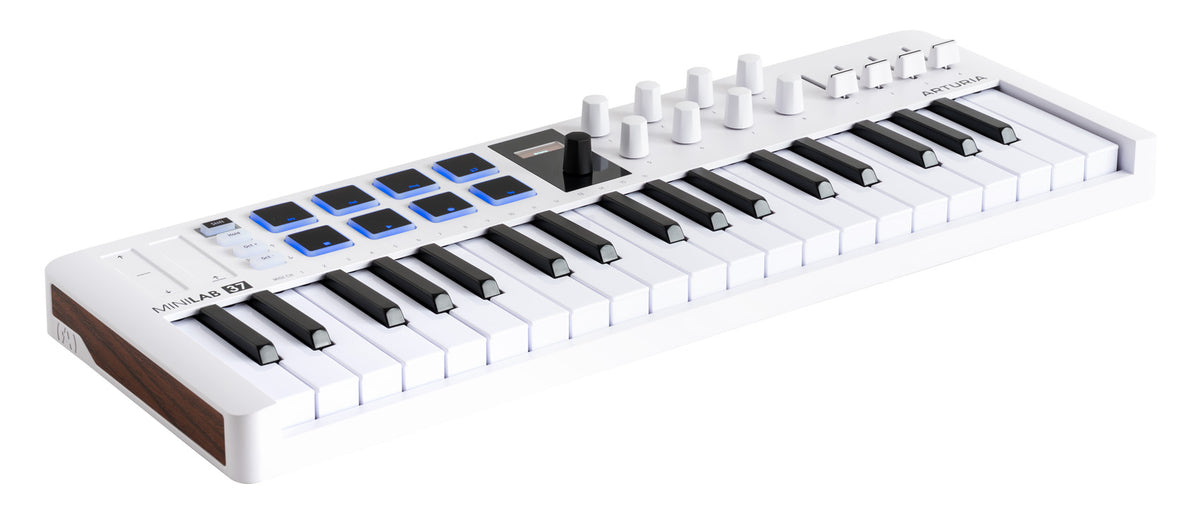 Arturia MiniLab 37 mk3 White 37-Key MIDI Keyboard Controller