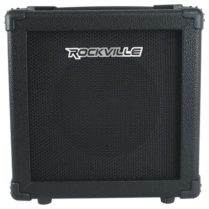 Rockville G-CHARGE 20 BLACK Rechargeable Battery Guitar Amplifier Spring Reverb