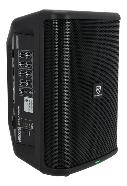 Rockville TITAN ONE PRO Battery Powered Live Performance 8" PA Speaker System