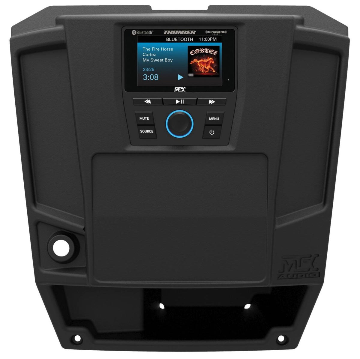 MTX RANGERSYSTEM2 3) Speakers+2) Amps for 14-18 POLARIS RANGER+Bluetooth Speaker