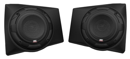 MTX RANGERSYSTEM3 5) Speakers+2) Amps for 14-18 POLARIS RANGER+Bluetooth Speaker