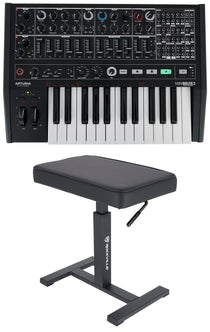 Arturia Minibrute 2 NOIR USB MIDI Analog Synthesizer+Hydraulic Air Lift Bench