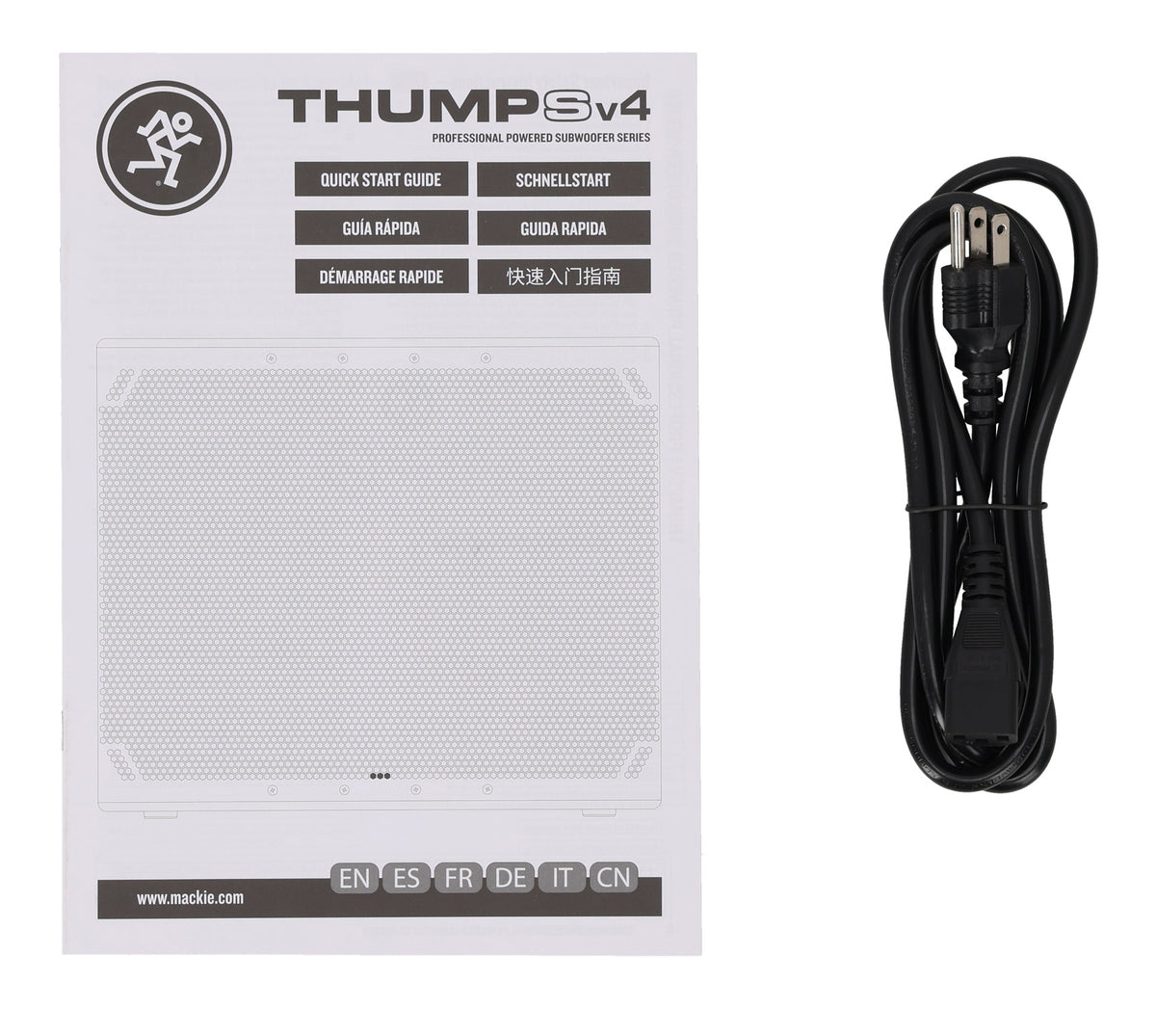 Mackie Thump18S V4 18" 1400 Watt Powered Active Subwoofer+Sub Slip Cover