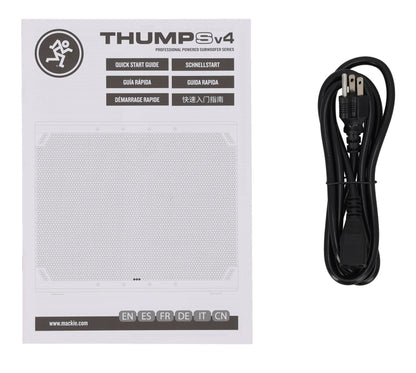 Mackie Thump18S V4 18" 1400 Watt Powered Active Subwoofer+Sub Slip Cover