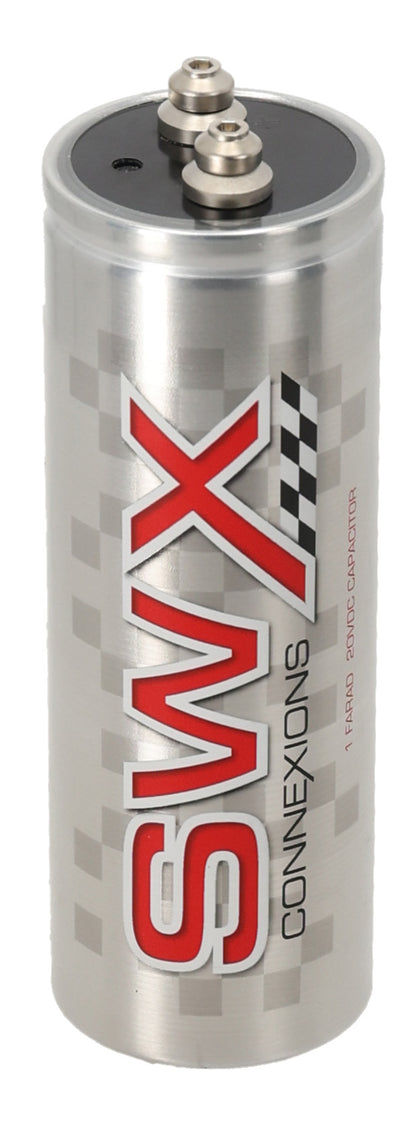 MTX StreetWires CAP1 1 Farad Power Capacitor Car Audio+Install Wire Kit