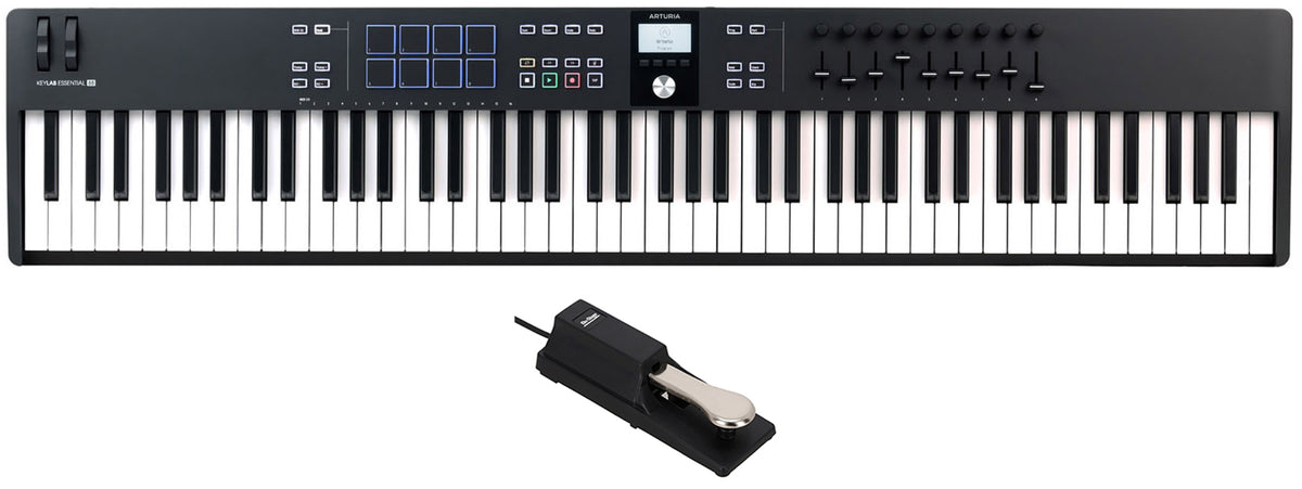 KEYLAB ESSENTIAL Mk3 88 Black + TMP-KSP100