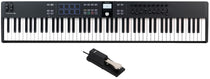 Arturia KEYLAB ESSENTIAL Mk3 88-Key Black Midi Keyboard Controller+Sustain Pedal
