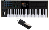 Arturia KEYLAB 49-Key Mk3 Black USB Midi Keyboard Controller+Sustain Pedal