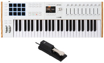 Arturia KEYLAB 49-Key Mk3 White USB Midi Keyboard Controller+Sustain Pedal