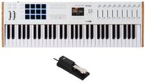 Arturia KEYLAB 61-Key Mk3 White USB Midi Keyboard Controller+Sustain Pedal