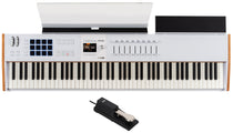 Arturia KEYLAB 88-Key Mk3 White USB Midi Keyboard Controller+Sustain Pedal