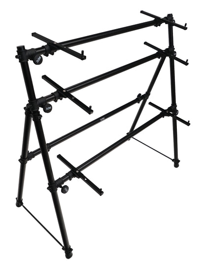 On-Stage KS7903 Adjustable Foldable Three-Tier A-Frame Keyboard Stand