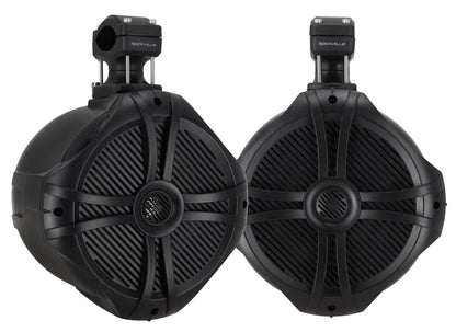 8" Tower Speakers for 14-18 Polaris RZR XP1000/900+Pods Bluetooth Player+Kit