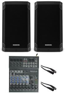 Thrash12v2 PA System with RockMix 10FX Mixer