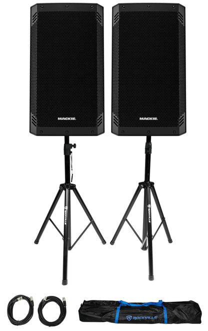 Thrash15v2 PA Speaker Pair with Tripod Stands