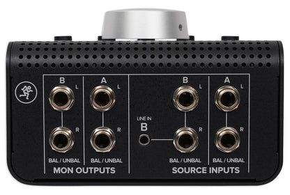 Mackie Big Knob Passive 2x2 Studio Monitor Controller+Microphone+Case+Cable