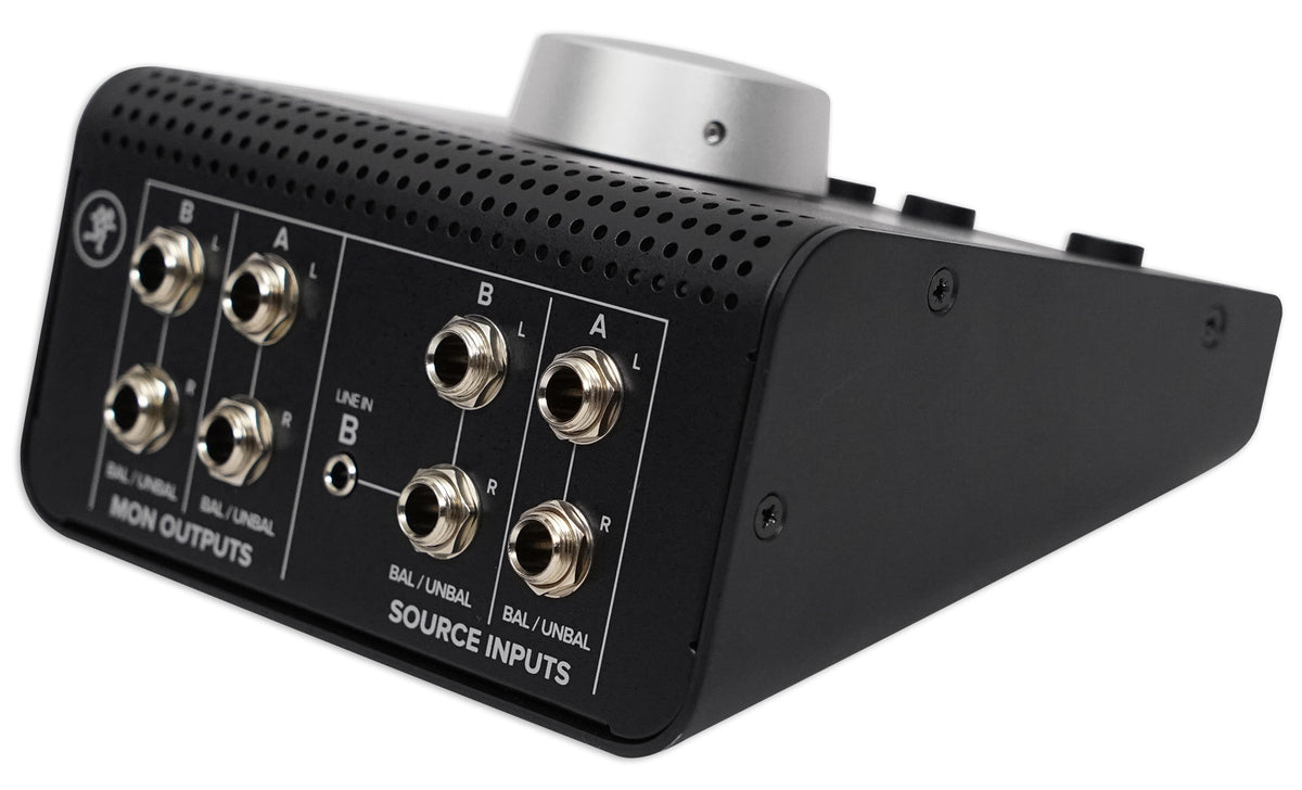 Mackie Big Knob Passive 2x2 Studio Monitor Controller+Microphone+Case+Cable