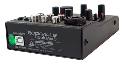 ROCKMIX 5 Mixer with Microphone