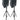 (2) Rockville DX12 12" Class D 500w RMS Powered DJ PA Speakers+Stands+Cables+Bag