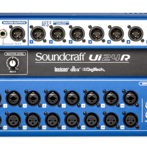 Soundcraft Ui24R 24 Input Digital Mixer w/Wifi+App Control+Recording Ui 24R