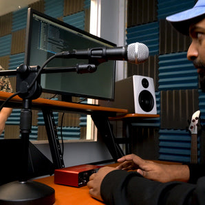 Presonus+Audio Technica Podcast Bundle w/ Interface+Mic+Headphones+Stand