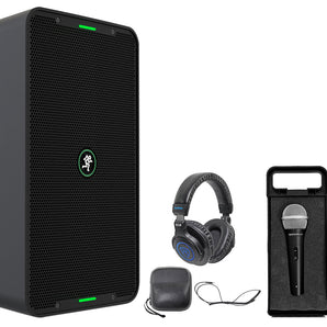 Mackie ShowBox Rechargeable 8" DJ PA Bluetooth Speaker+Mixer+Mic+Headphones