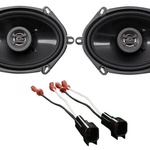 Hifonics 6x8" Front Speaker Replacement Kit For 2001-05 Ford Explorer Sport Trac