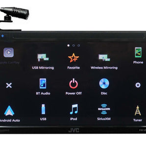 JVC KW-V960BW 6.8" Wireless Android/CarPlay Monitor Car DVD Receiver w/Bluetooth