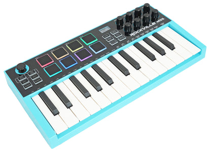 M25 Wireless MIDI Keyboard 25-Key + RCM PRO Condenser Microphone Bundle
