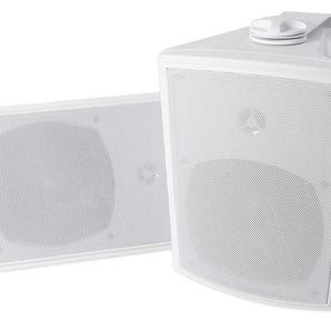 Pair Rockville HP5S 5.25" Marine Box Speakers with Swivel Bracket For Boats