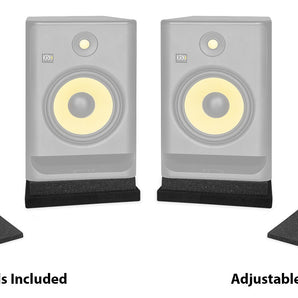 Pair Rockville Iso-65 Foam Studio Monitor Isolation Pads For 5.25"/6.5" Speakers