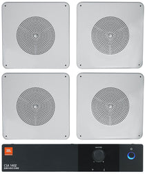 CSA140Z 70V Amplifier + (4) MS81 Metal Ceiling Speakers
