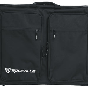 Rockville BP-MIX2621 Padded Mixer Bag Fits Behringer Europower PMP6000