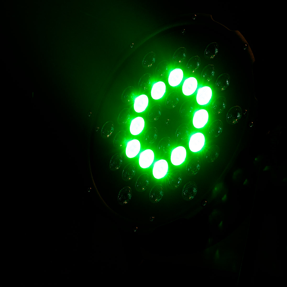 (2) LP 42 RGBW LED DMX Par Wash Lights