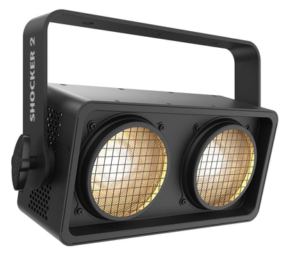 (2) Shocker 2 Blinder Lights + RFSSW White DJ Facade Bundle