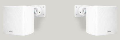 CSA 2120 Commercial Amplifier + (4) 3.5" White Cube Speakers