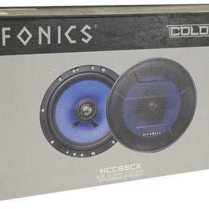 2) Hifonics HCC5768CX 5x7"/6x8"+2) HCC65CX 6.5" 2-Way Coaxial Car Audio Speakers