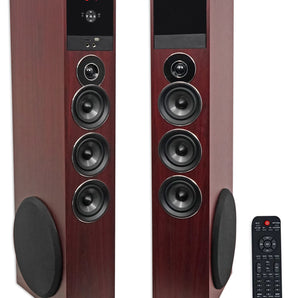 Rockville TM150B Home Theater Buetooth Tower Speakers + 10" Sub + Wifi Receiver