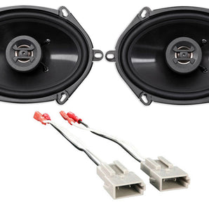 Hifonics 6x8" Front Factory Speaker Replacement Kit For 1995-1997 Ford Explorer